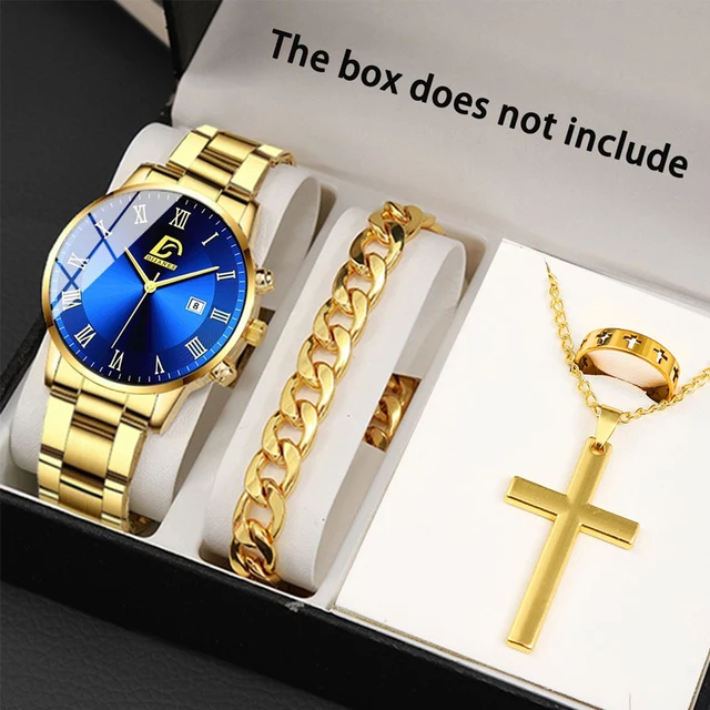 Modne męskie złote zegarki ze stali nierdzewnej luksusowy minimalistyczny zegarek kwarcowy na rękę mężczyźni Business Casual zegarek z kalendarzem Reloj Hombre