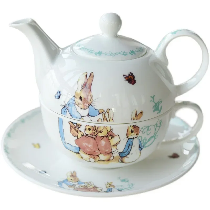 European afternoon tea tea set teapot cup saucer British bone China tea set single cup pot ceramic cartoon cute