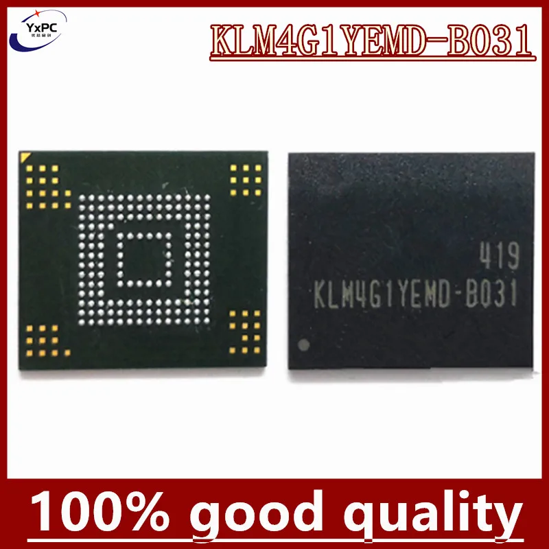 KLM4G1YEMD-B031 KLM4G1YEMD B031BGA153 EMMC 8G Flash Memory IC Chipset with balls