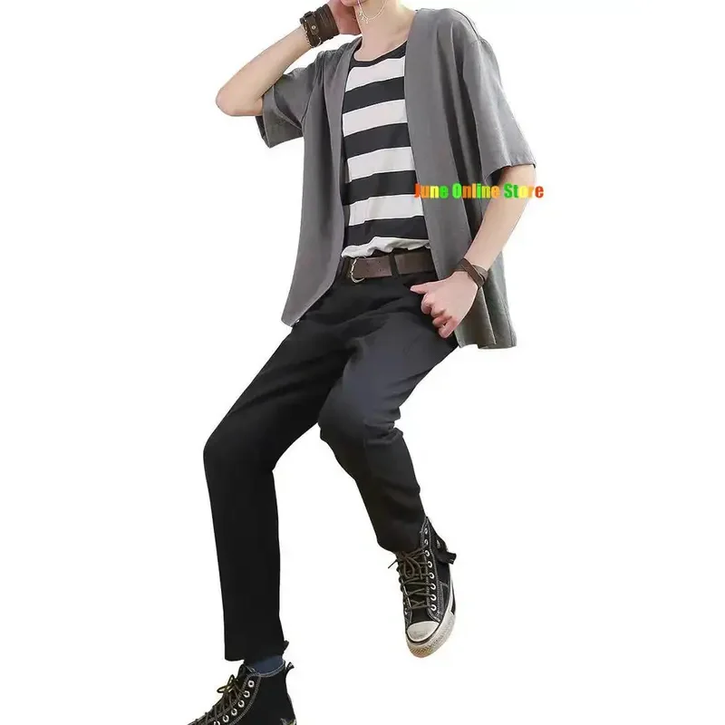 Horimiya Hori-san a Miyamura-kun Miyamura Izumi Anime Costumi Cosplay Top Pantaloni Abiti e Scarpe Parrucca Cosplay per Halloween