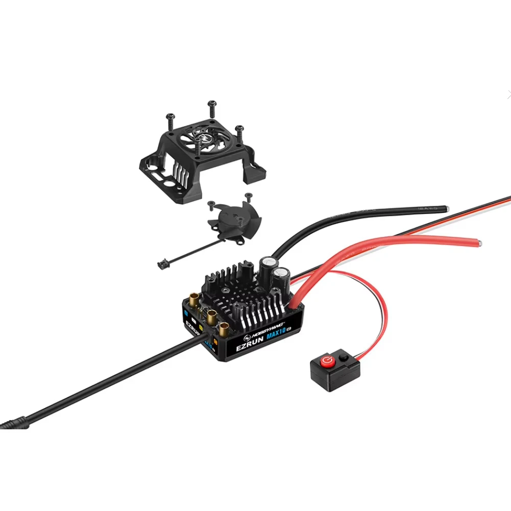 Hobbywing EzRun MAX10 G2 Brushless ESC 80A 140A with 3652 3665 G3 Turbo Motor Waterproof for 1/10 RC Racing Car