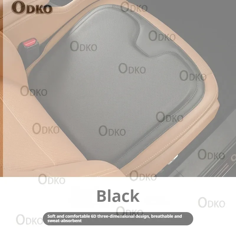 

Breathable Car Seat Cushion Luxury Leather Commercial Vehicle Non-slip Support Pad Universal High Rebound Sponge Seat Cover