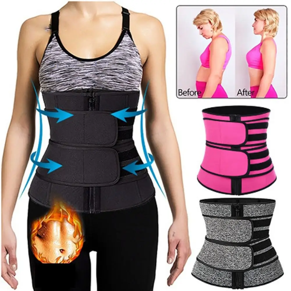 

Abdomen Slimming Body Shaper Tummy Control Multiple Sizes Waist Trainer Corset Waistbands Solid Color Waist Trimmer Belt Men