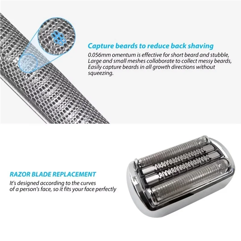 Cabezal de afeitadora de repuesto para serie 9 Pro, 94M, 92S, 92M, 90S, cortador de lámina eléctrico 9030S, 9040S, 9050Cc, 9240S