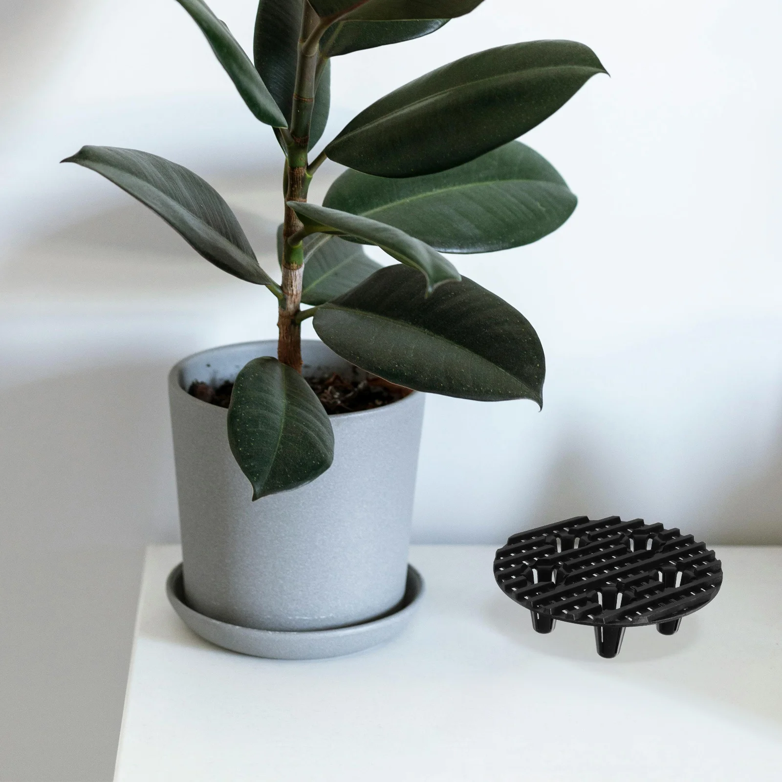 

10pcs Plastic Flower Pot Feet Durable Garden Elevator Stand For Indoor Outdoor Use Prevents Root Rot Protects Pots Anti-Skid