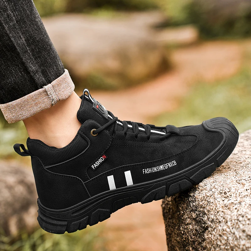 أحذية كاجوال عالية الجودة للرجال أحذية رياضية عالية الجودة من الجلد أحذية رياضية عصرية للرجال أحذية مريحة للمشي لمسافات طويلة أحذية قيادة