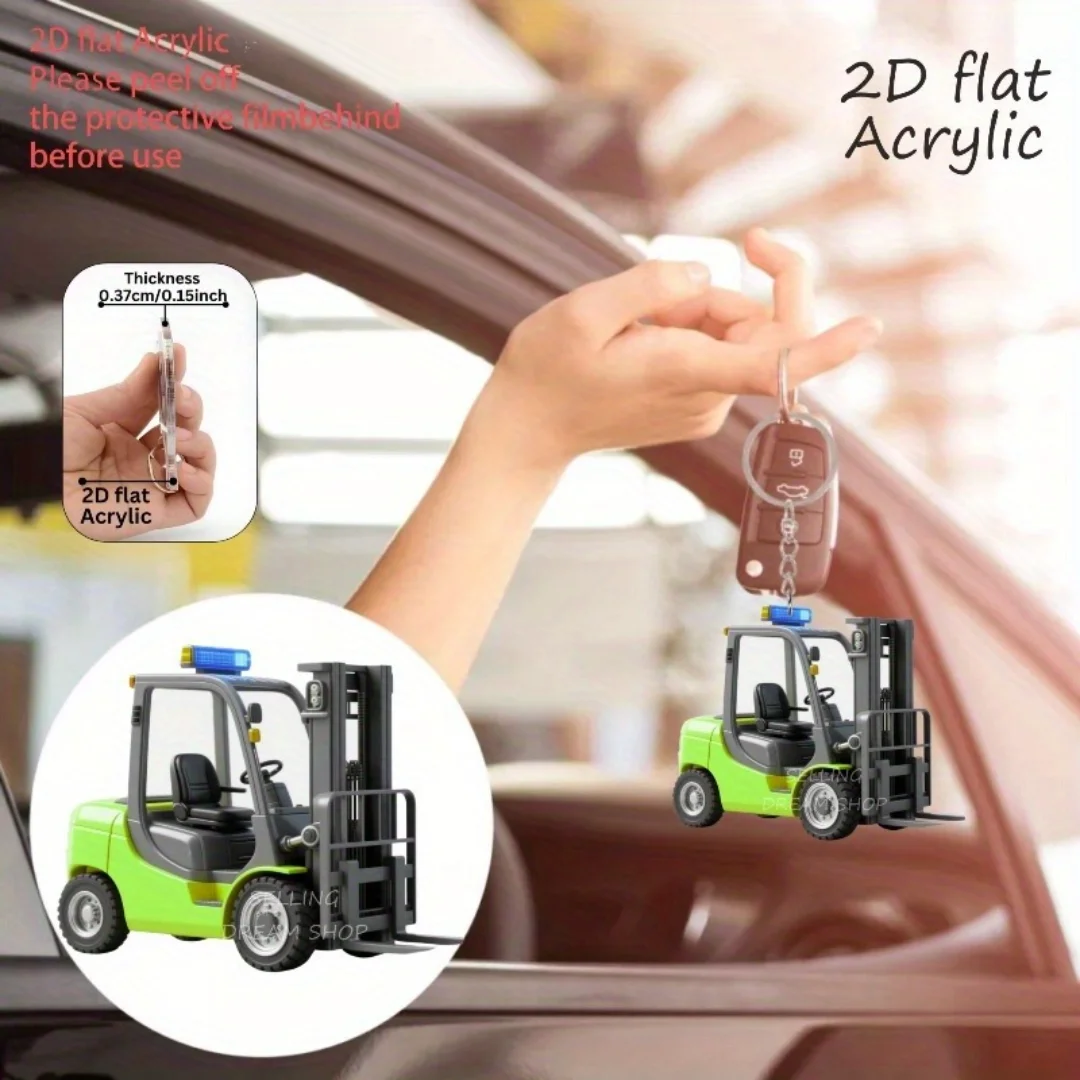Porte-clés créatif en forme de - Heavy Equipment Keychain avis et prix