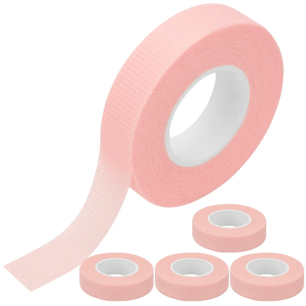 

5pcs Eyelash Extension Tape Breathable Non-Woven Fabric Skin-Friendly Lash Tools For Salon Makeup Artists Under Eye Isolation