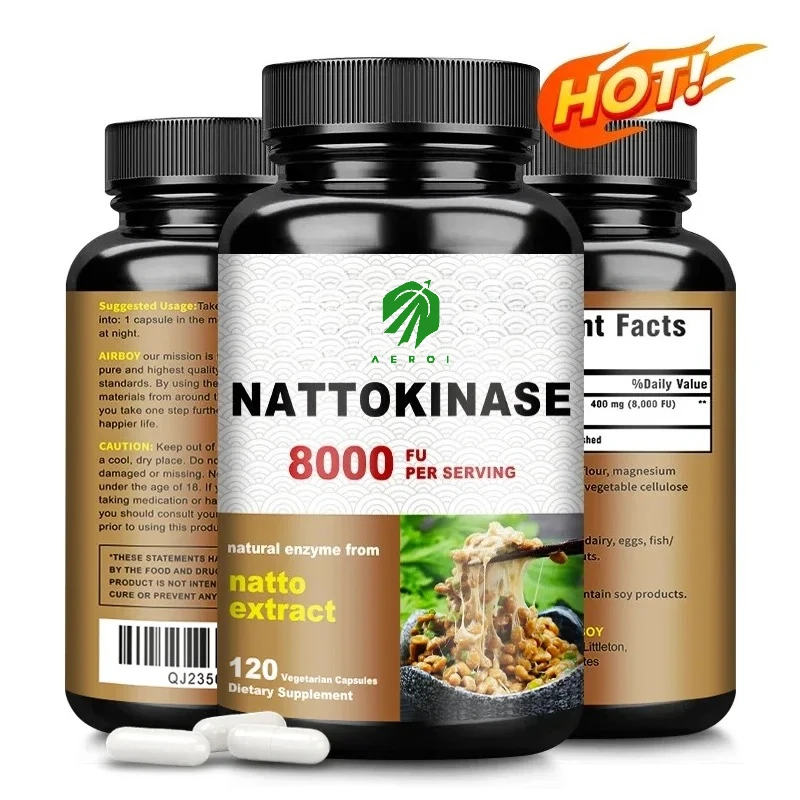 Nattokinase - Maintains Blood Pressure Balance, Supports Cardiovascular Health, Heart Health