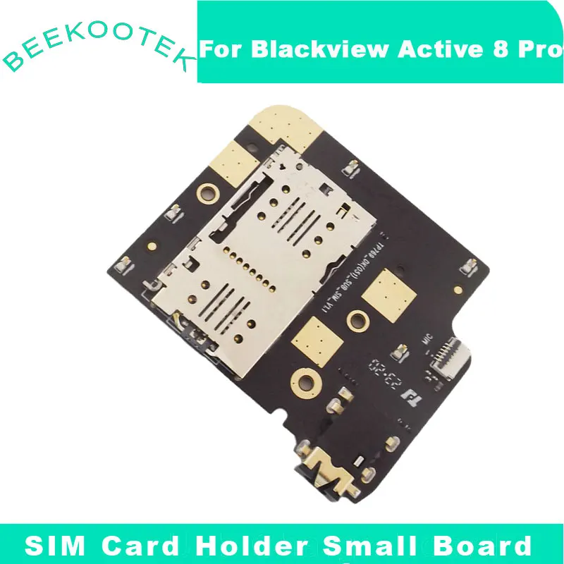 Original Blackview Active 8 Pro SIM Card Holder Small Board With Headphone Jack Accessories For Blackview Active 8 Pro Tablet