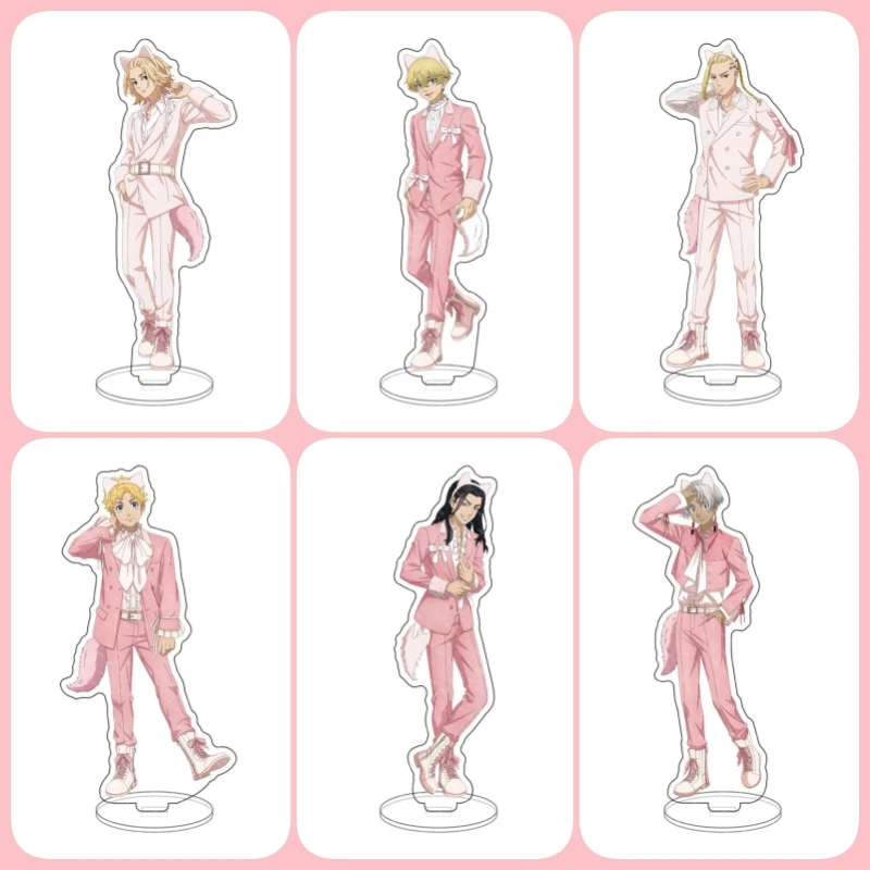 

Anime Tokyo Revengers Namjatown Ver Haruchiyo Sanzu Acrylic Stand Q Ken Ryuguji Statue Kazutora Hanemiya Desk Ornaments Ran Toys