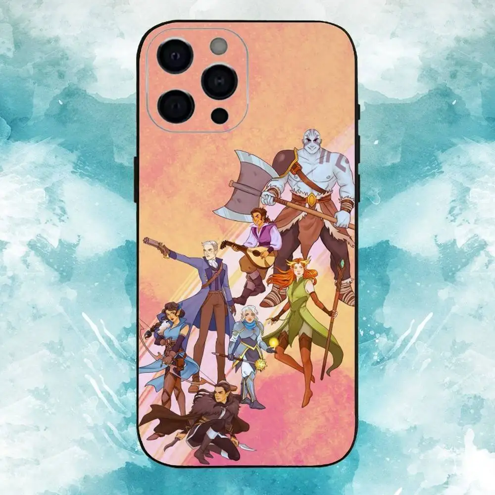 حافظة هاتف L-Legend V-Vox M-Machina لهاتف iPhone17,16,15,14,13,12,11 Plus، Pro Max غطاء أسود ناعم