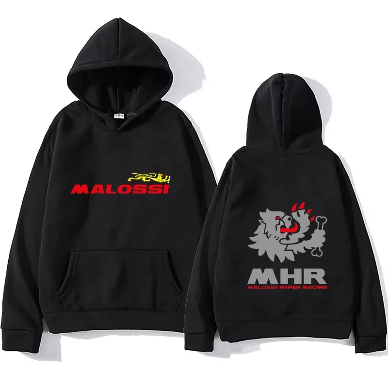 2026 Autumn/Winter New Malossi Theme Men's and Women's Fashion Sportswear Neutral Street Wear Hip Hop Casual Loose Hoodie
