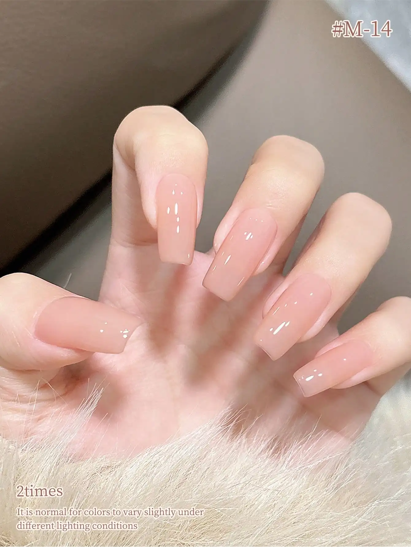 6 Farben 15 ml wässriges Jade-Gel, reiner Nagellack, Gel-Nagel, fügen semi-permanenten Soak Off UV-LED-Konstruktionsgel-Lack hinzu – Detail 4