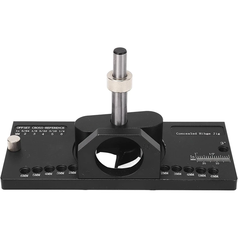 35Mm Concealed Hinge Jig Kit With Drill Guide Locator,Hinge Hole Punch For Hinge Boring, Cabinet And Door Installation