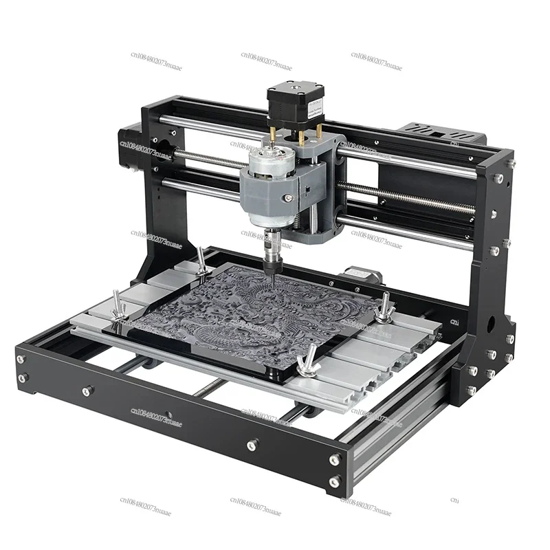 Compact CNC Engraving Machine, Auto Cut for Precision DIY, Wood and Plastic Materials