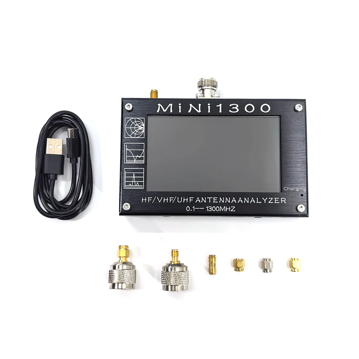 Mini1300 Antenna Analyzer 0.1Mhz~1300MHz with SMA Calibration Kits Vector Network Analyzer Multitester
