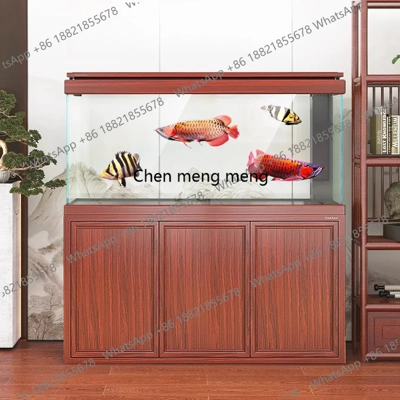 

F150 New Style Ornamental Fish Aquarium Indoors Hotel Floor Ecology Aquarium Creative Living Room Home Furniture El Acuario