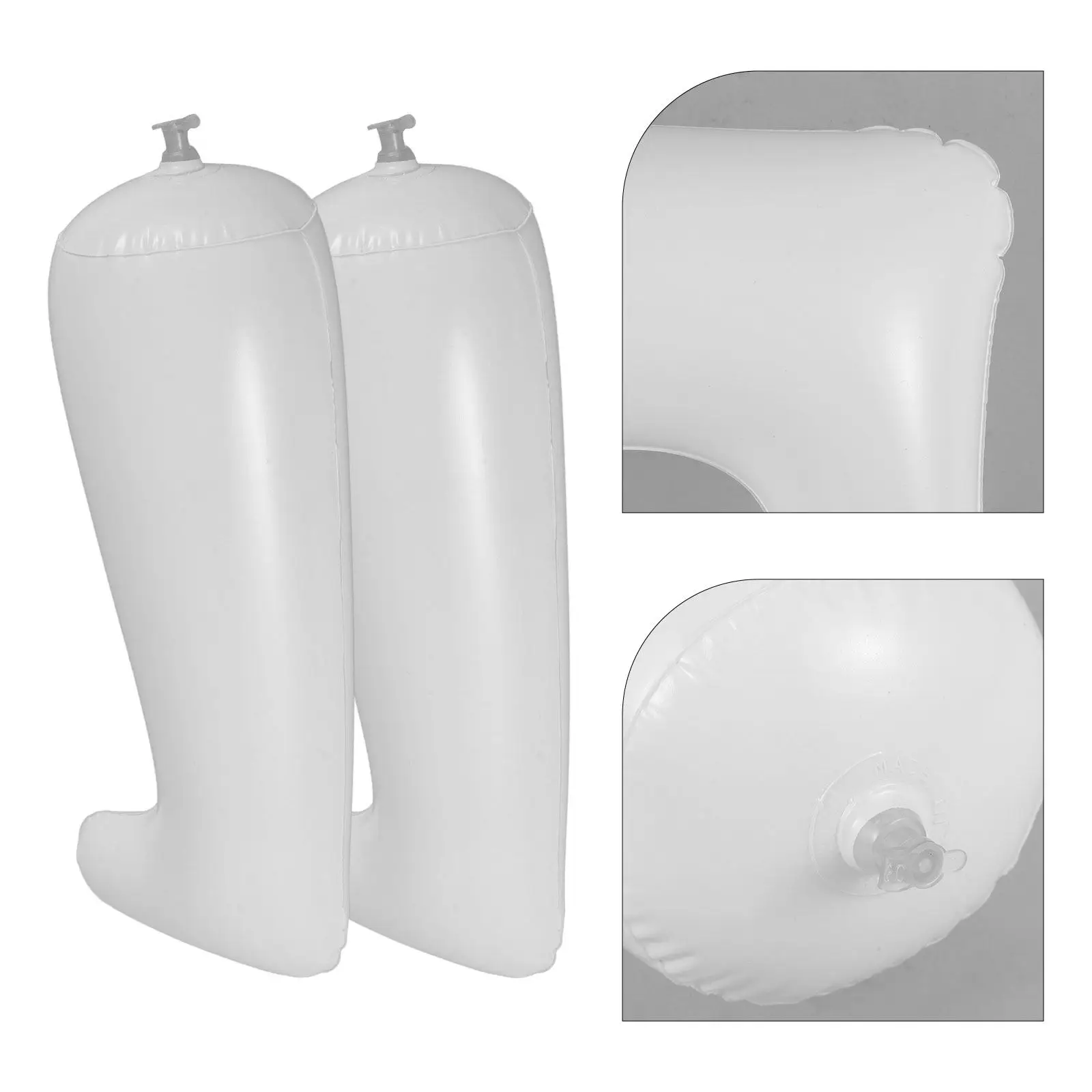 1Pair Inflatable Boot Shaper Boots Holder Support Tall Boots Anti Crease Boot Keeper Easy Use Light Portable Insert Keeper