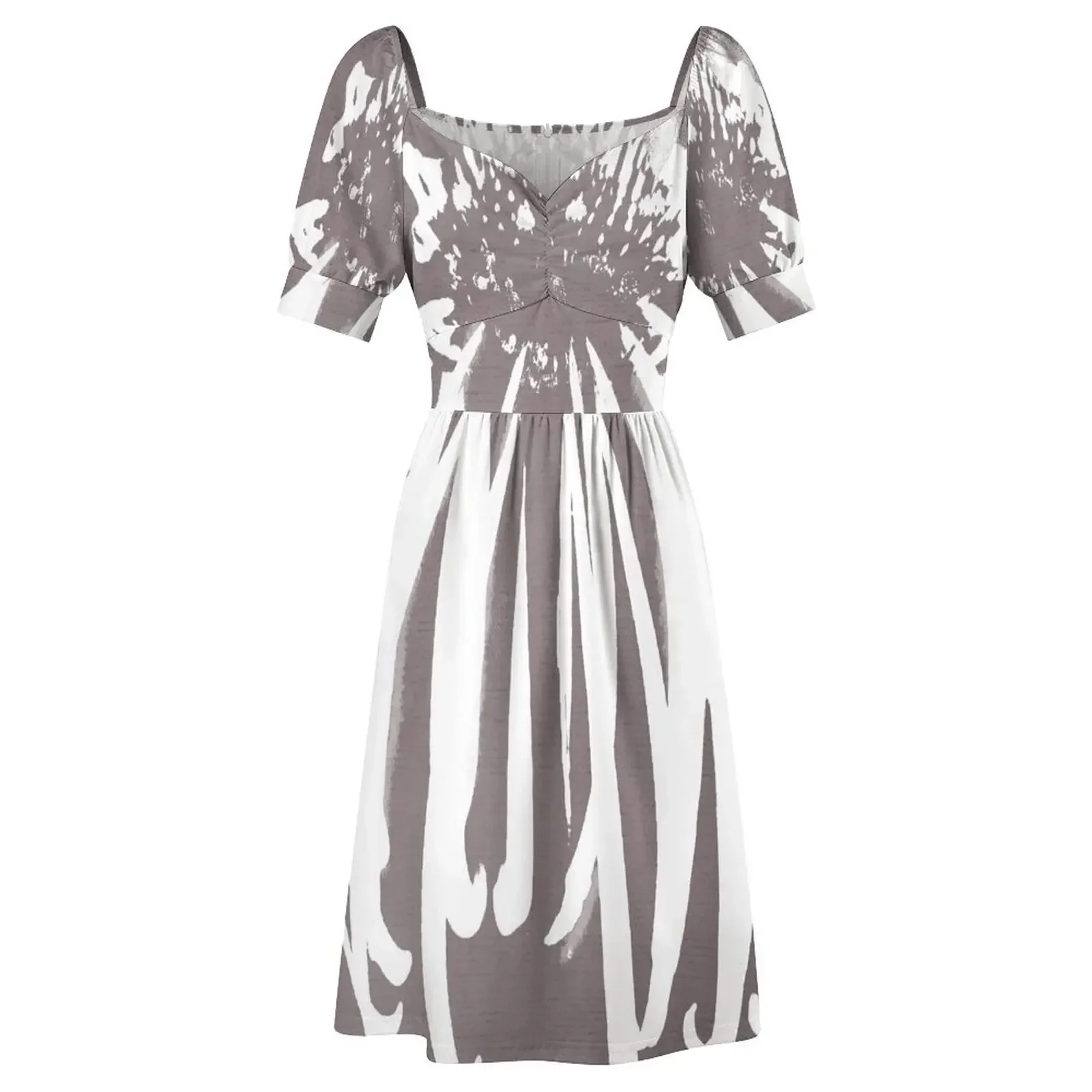 Cone Flower Short-Sleeved Dress prom dress dresses korean style Dress