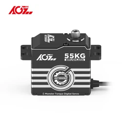 AGFRC SERVO A81BMWP Waterproof 55KG High Torque 0.087sec Metal Gear Brushless Standard Digital Servo For 1/8 1/10 RC Car Crawler
