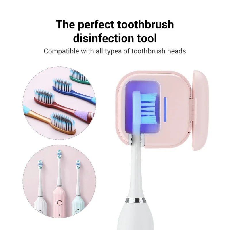 

New Portable Uv Toothbrush Cleaner & Disinfection Box For Healthier Oral Care For Personal Hygiene Household