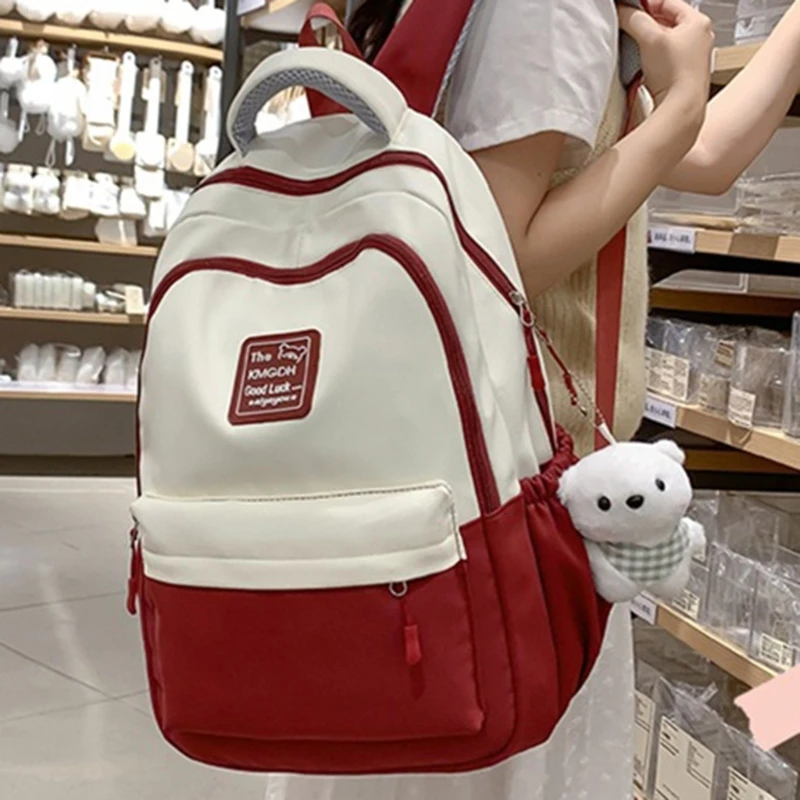 Ransel Laptop Fashion untuk Siswa Tas Sekolah Travel Penyimpanan Besar Daypack