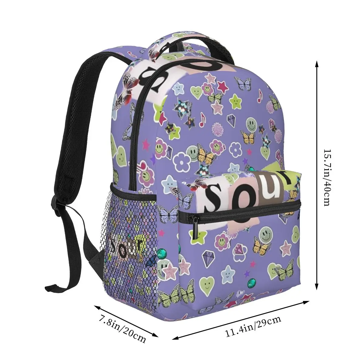 Sour Designs (Available In Several Products) Backpacks Boys Girls Bookbag Children School Bags Cartoon Kid Rucksack Shoulder Bag