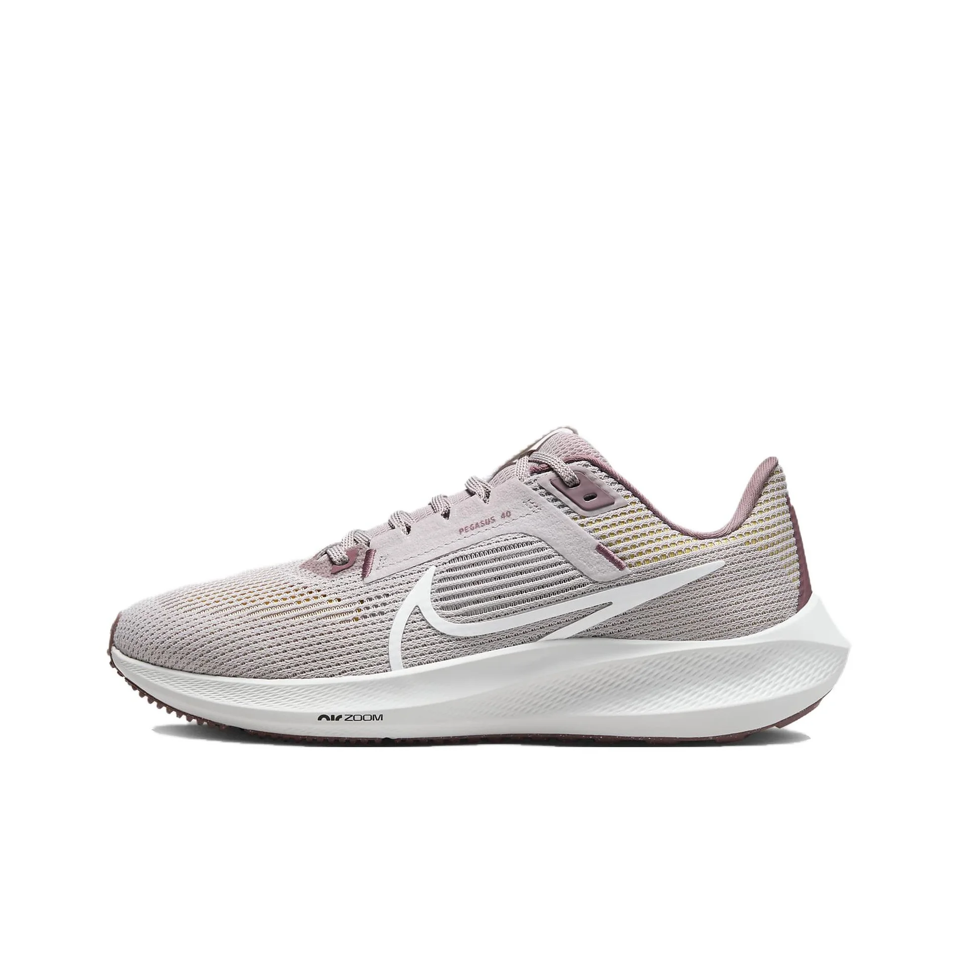 Nike Air Zoom Pegasus 40 Running Shoes Women's Low Top Gray Pink DV3854-010