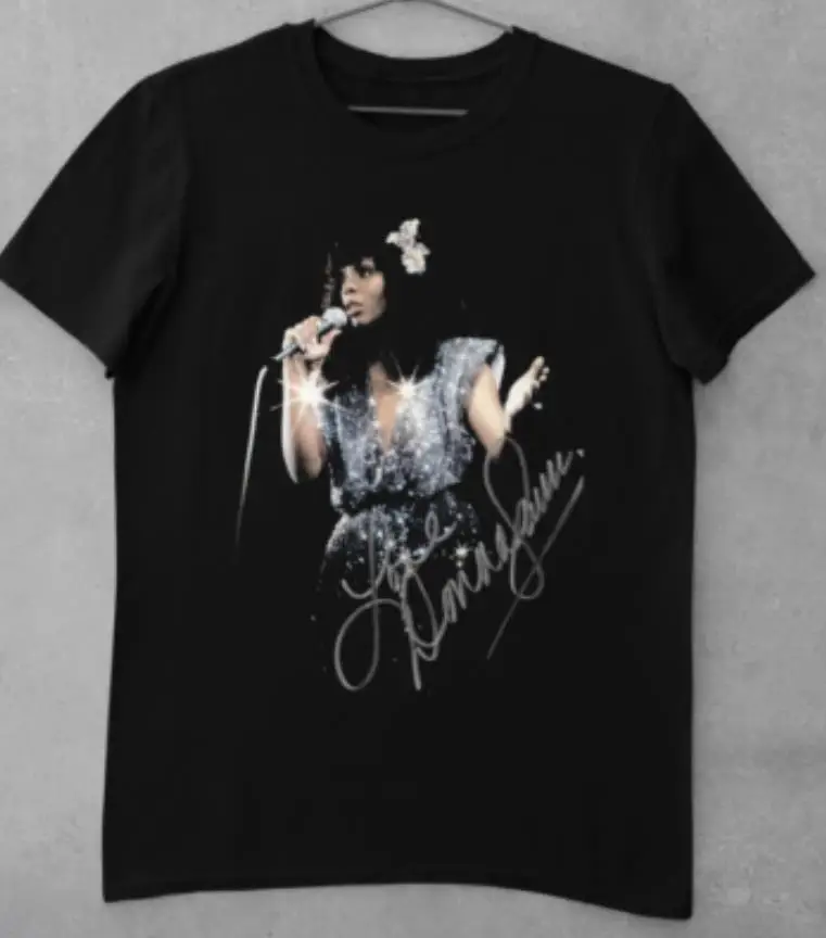 Donna Summer T Shirt, signed new, all size shirt, art,dad gift, Mom Gift