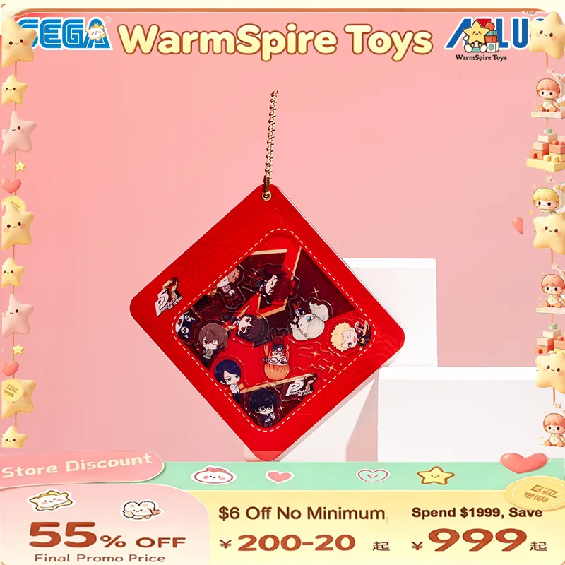 Original SEGA Persona 5 Royal Afternoon Tea Time Acrylic Shaker Game Peripheral Series Collectible Anime 3D Toy Girl Boys Gift