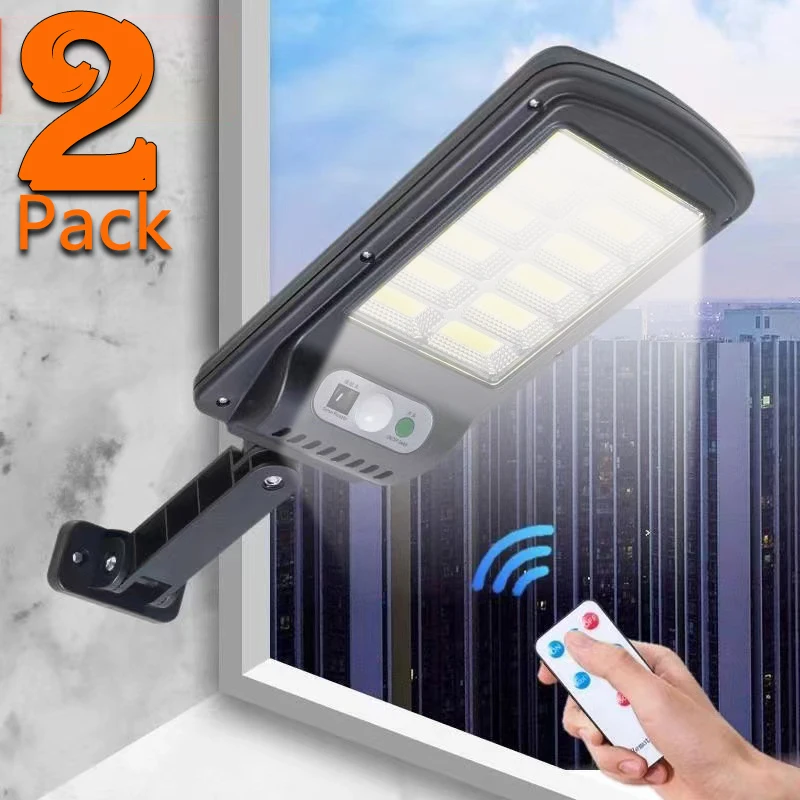 

Solar Wall Light Outdoor Waterproof Remote Control Street Lights 3 Modes Motion Sensor Outdoor Wall Lamp