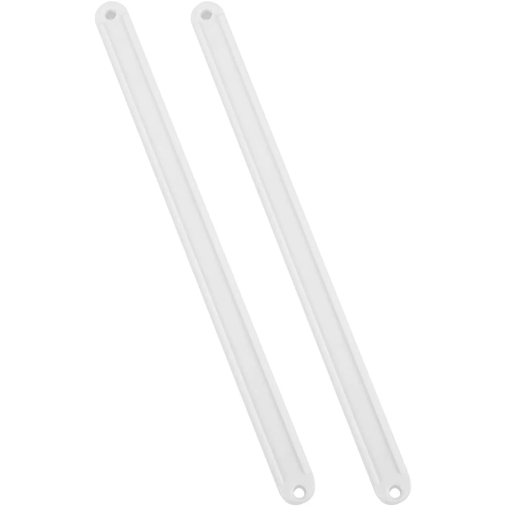 2 Pcs Plastic Drawer Rails Glides and Slides Telescopic Side Sliders Full Extension