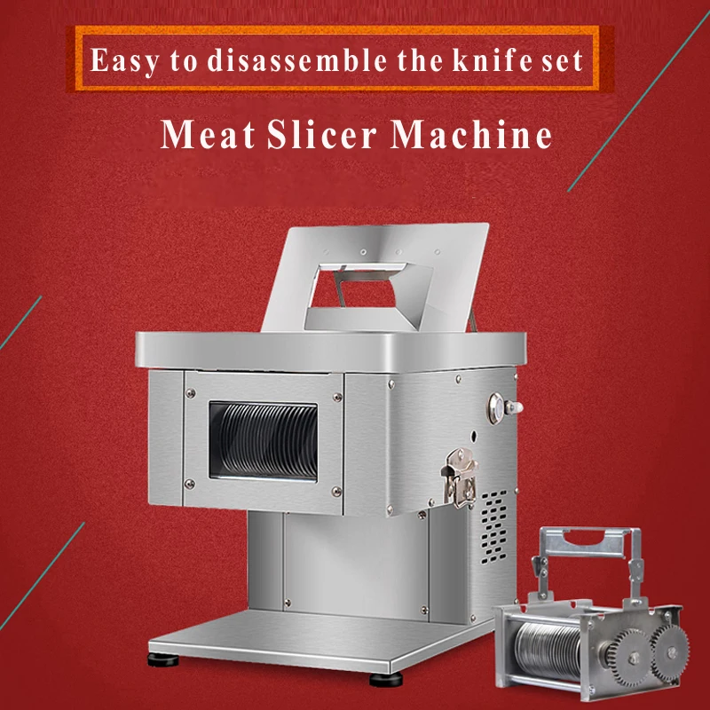 

Electric Meat Slicer Stainless Steel Meat Cutter Potato Slicer Shredding Machine Commercial Vegetables Cutting Machines