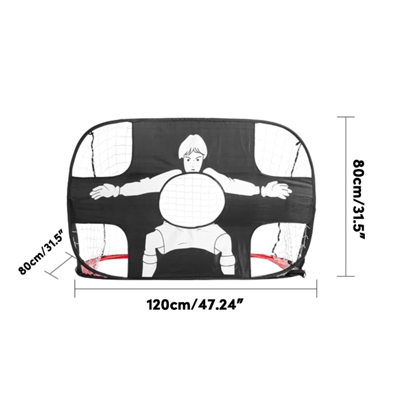 팝업 목표 어린이 목표 목표 그물 접이식 축구 목표 그물 축구 훈련
