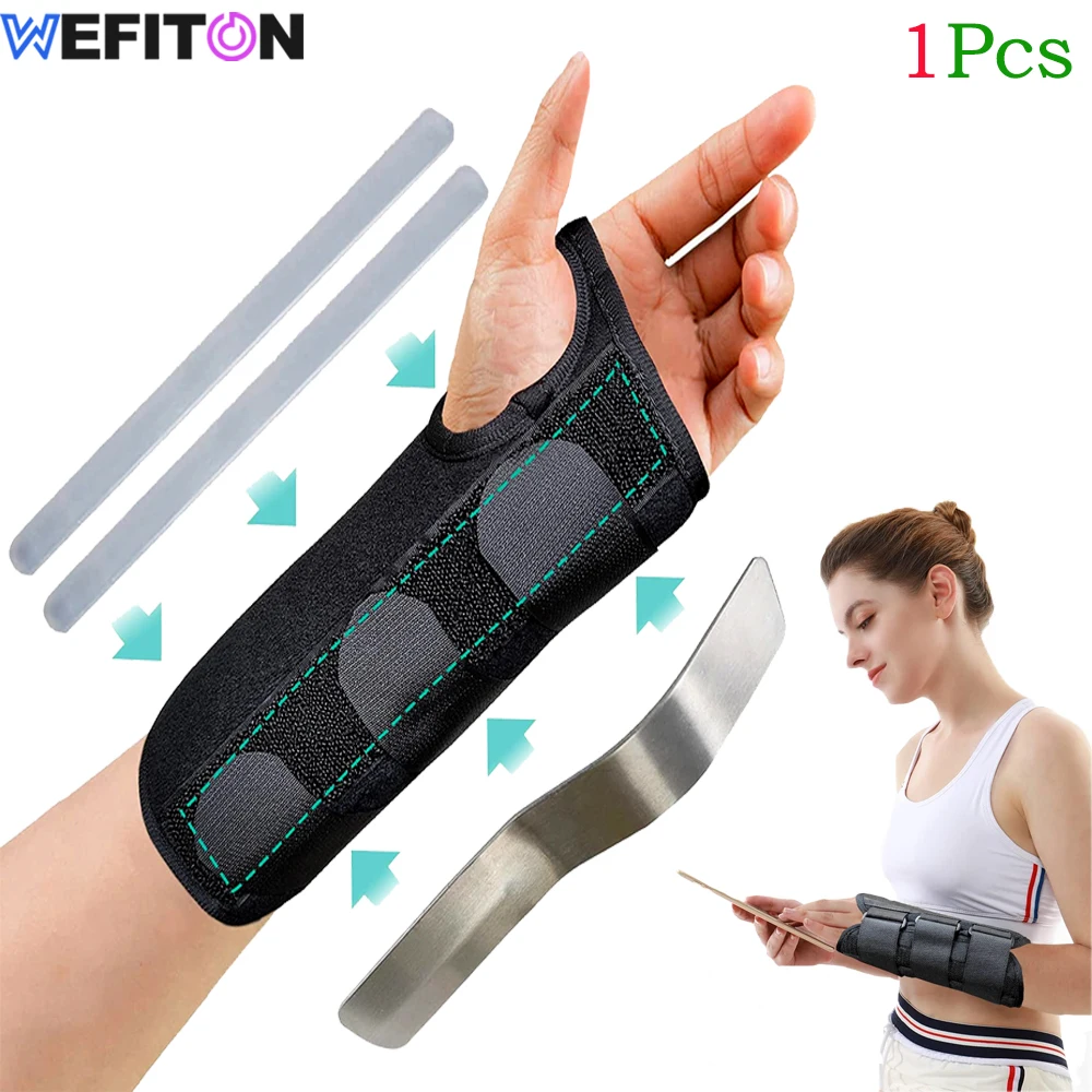 Carpal Tunnel Wrist Splint Night Support Brace - Adjustable for Pain Relief from Arthritis, Tendonitis, Sprain, Left/Right Hand