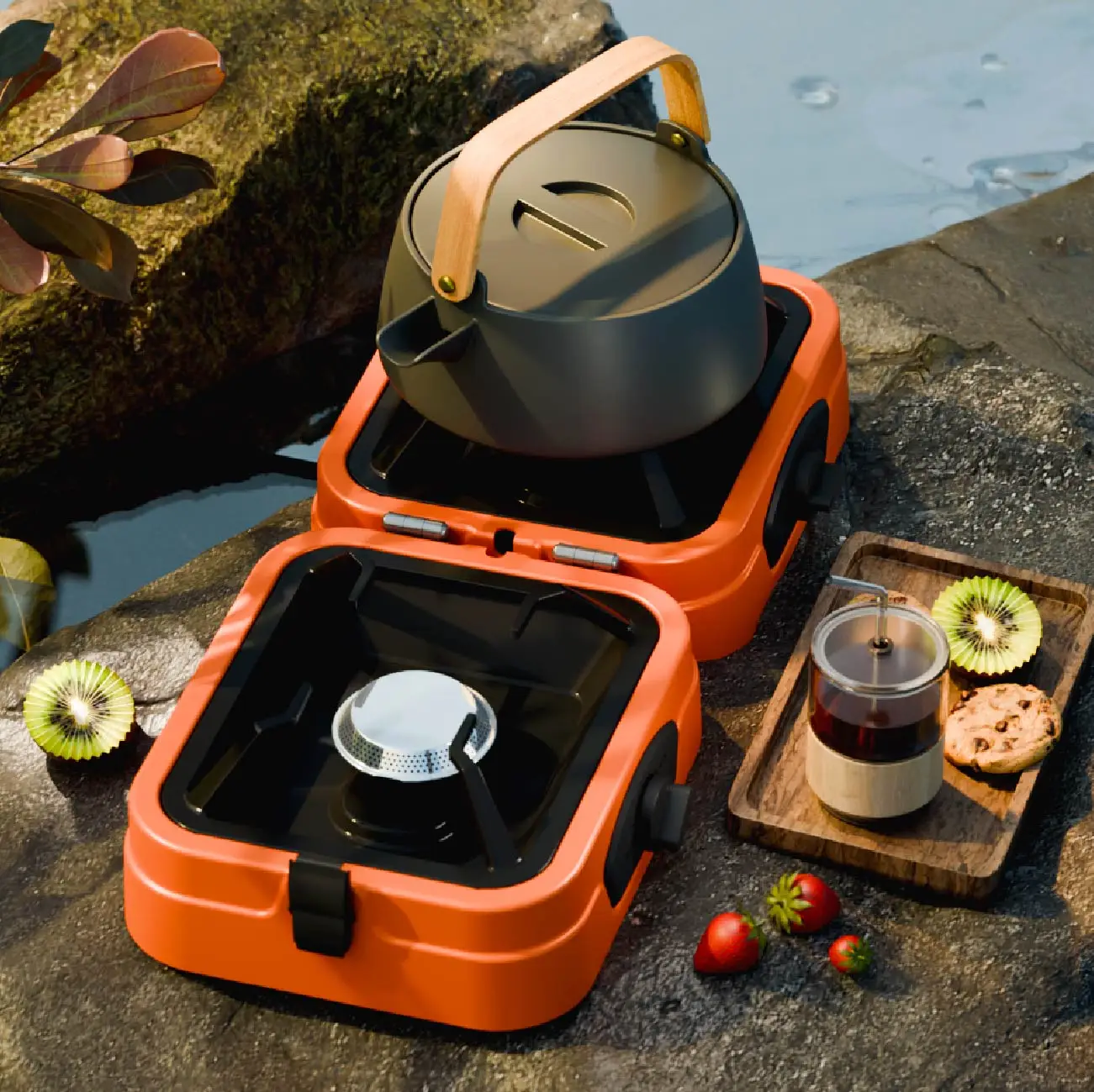 

2025 Portable Premium Camping Stove Foldable and Versatile Style for Convenient Cooking on the Go Trending BBQ Grills Product