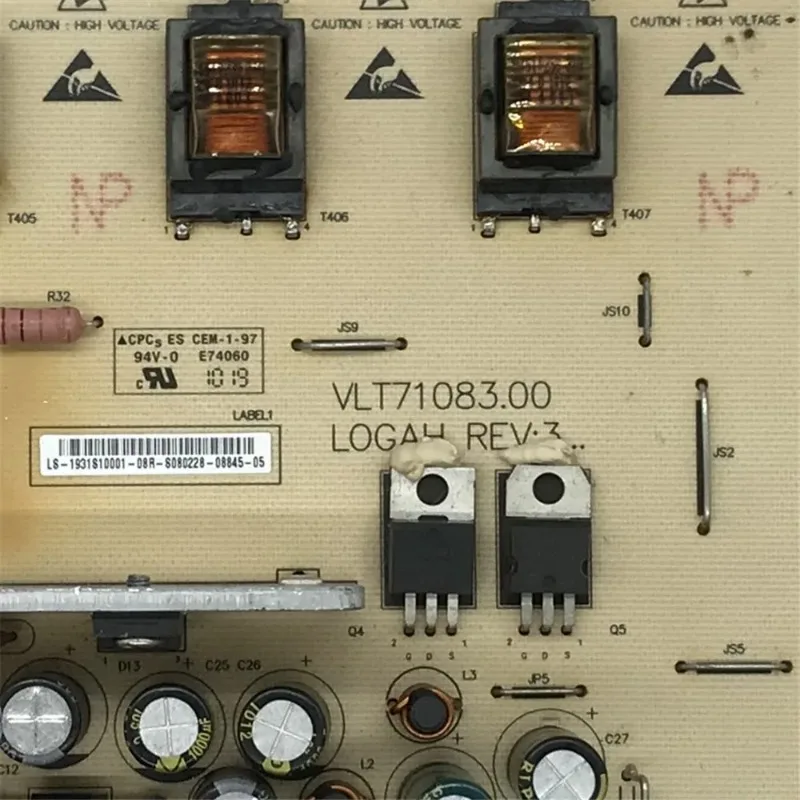 VLT71083.00 Original Power Supply Board For TV Power Supply Card Professional Test Board Power Card VLT71083 00