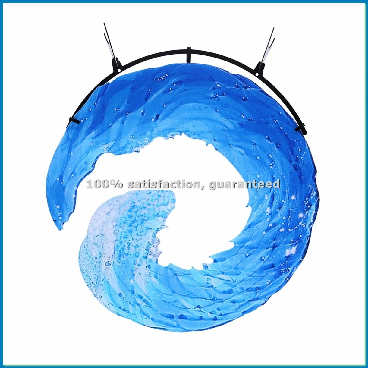 

Акриловая скульптура в виде волны, настольная статуэтка синего цветка, украшение для спальни и дома, подарок, декор, 30 х 30 см - A79M