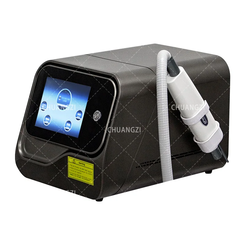 New 2000W Protable Picosecond Laser Nd Yag Tattoo Removal Machine 1064nm 755nm 532nm Pico Q Switched