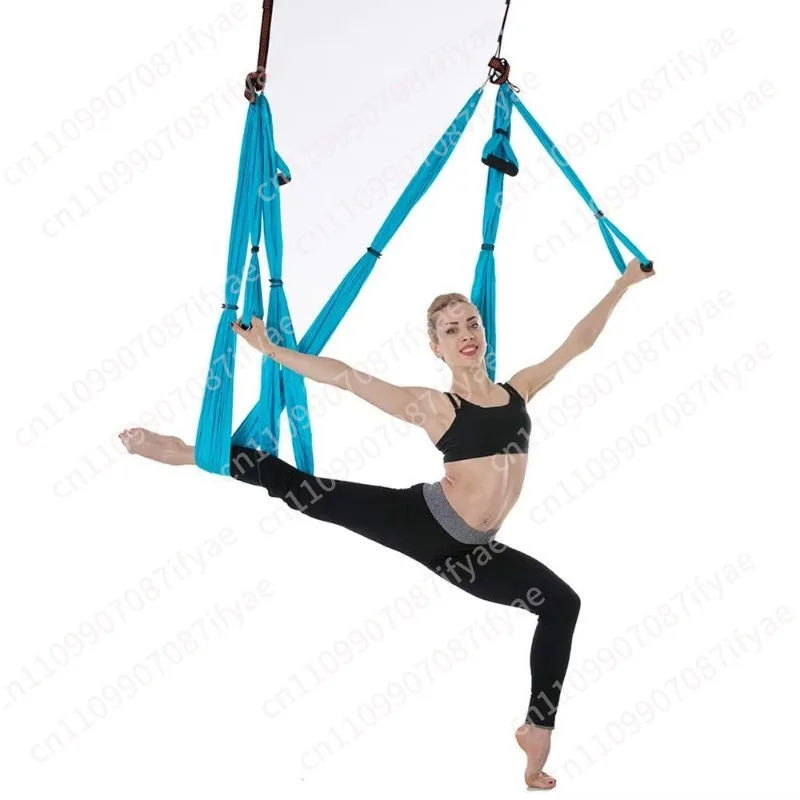 Flying Yoga Hammock Set Anti-Gravity Aerial Yoga Swing with Inverted Tool Nylon Material for Studio