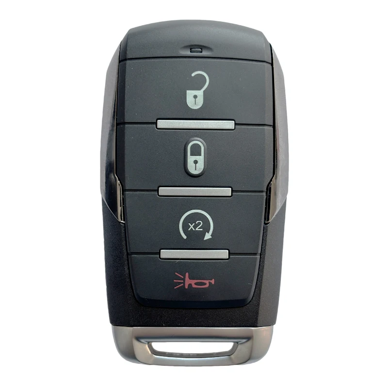 

Запасной смарт-ключ HNKeys для DODGE RAM 1500, 3+1 кнопки, 433 МГц, чип 4A, 68291689AE