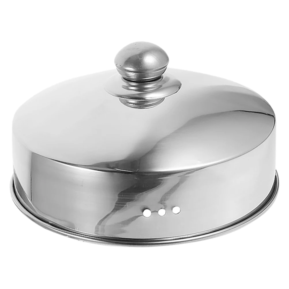 

Stainless Steel Steamer Lid Material Versatile Design Tight Seal Easy Clean Kitchen Supply Pot Covers Food Cover