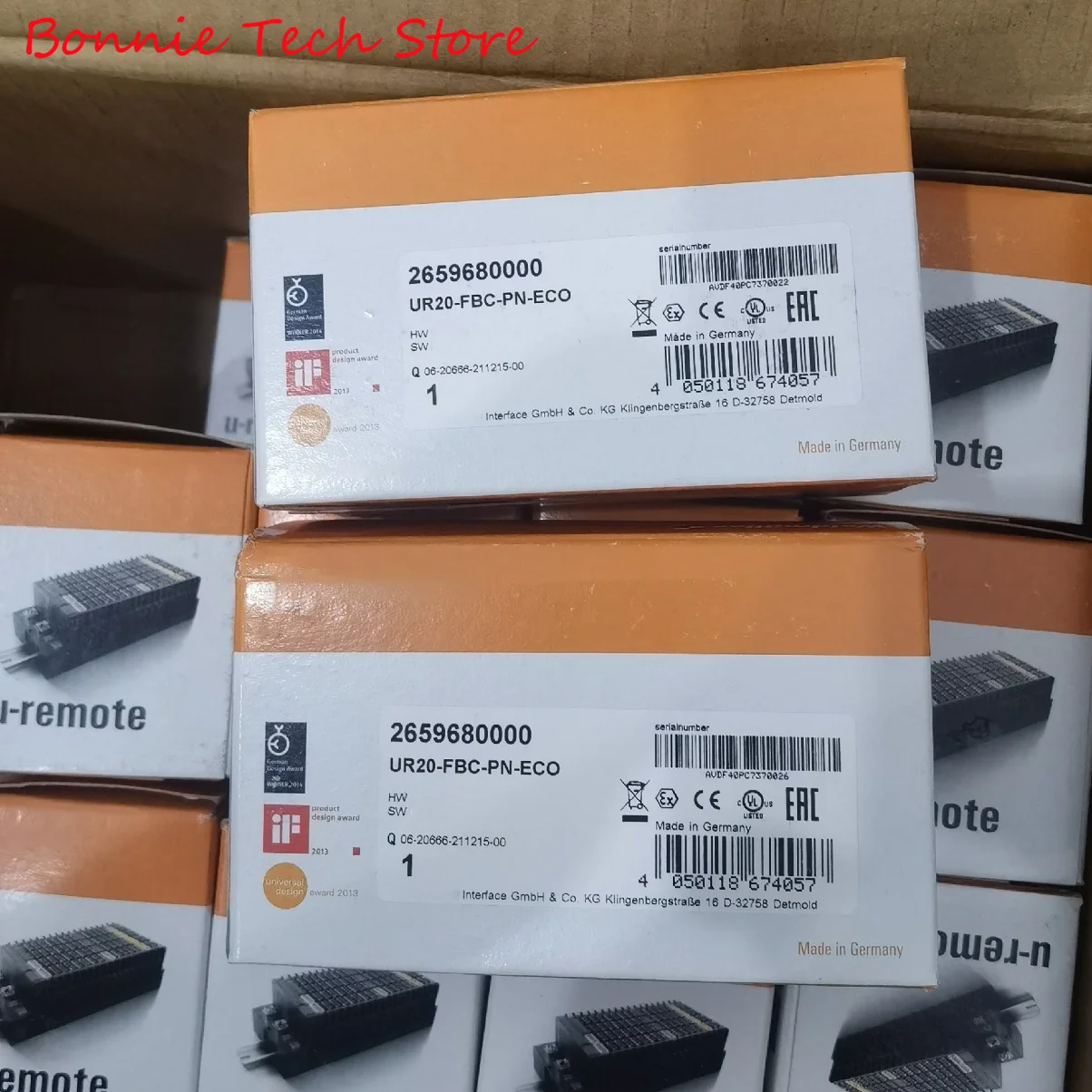 2659680000 for Weidmuller Remote I/O fieldbus coupler, IP20, PROFINET RT, UR20-FBC-PN-ECO