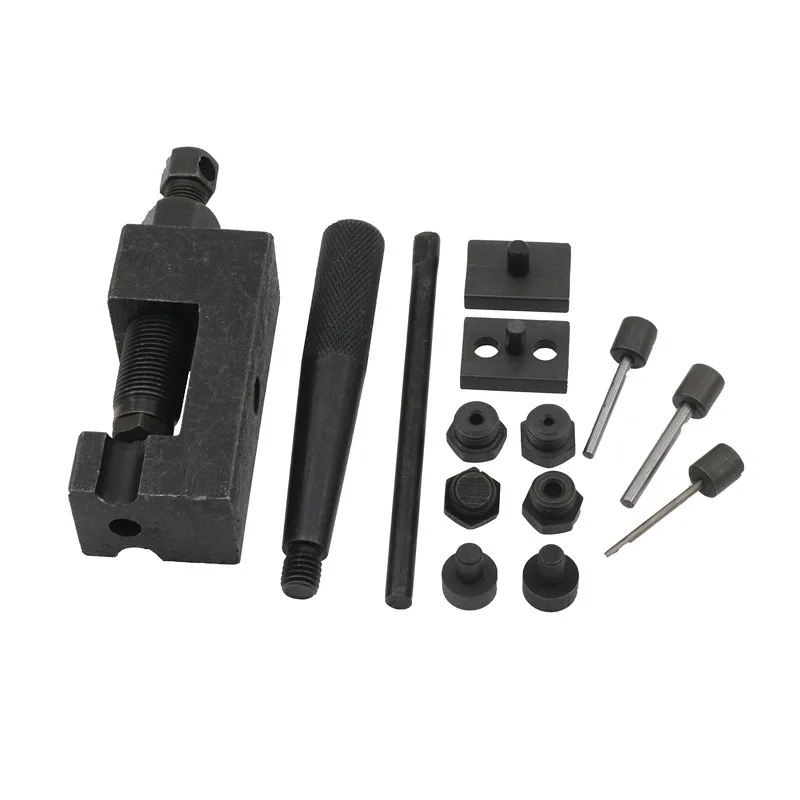 JUSTINLAU Professional Motorcycle Chain Tool Kit Chain Breaker Cutter  Riveting Press for 520/525/530/630 ATV Dirt Bike Chains view 4