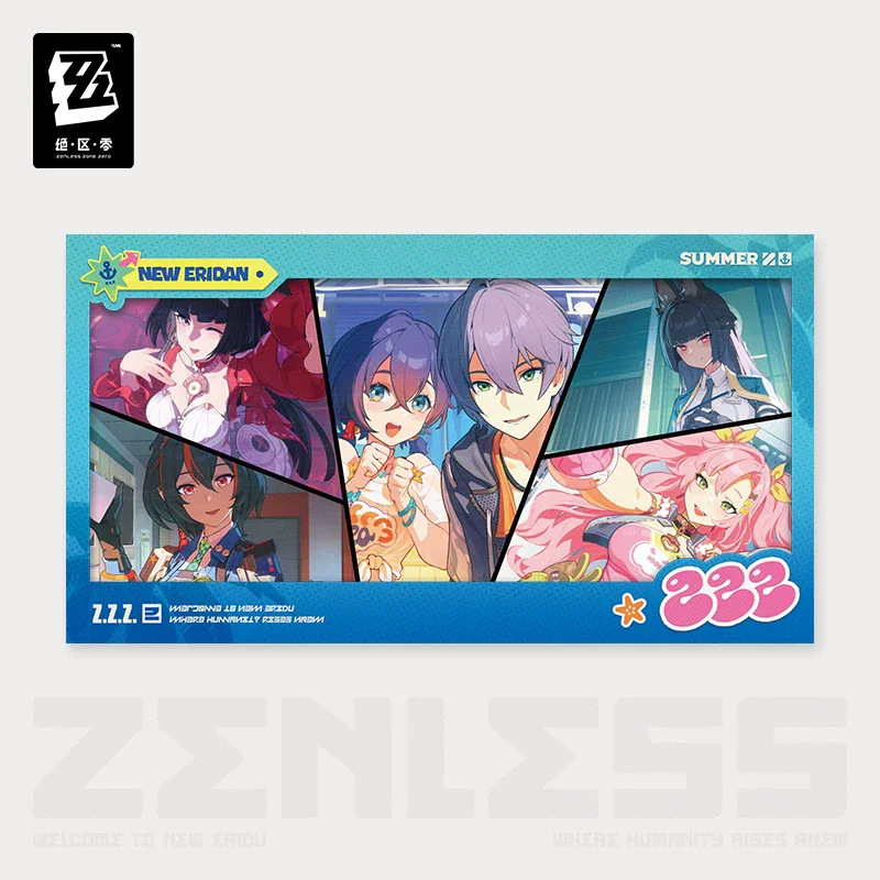 Official Zenless Zone Zero Gaming Merchandise Cartoon Characters Cosplay Bookmark Postcard Set Christmas Gifts