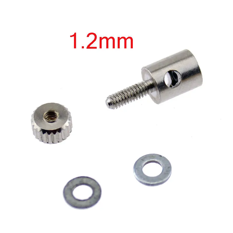 10Pcs RC Airplane Helicopter Multicopter Pushrod Linkage Stopper Servo Connectors Adjustable Easy 2.1mm/1.8mm//1.2mm rc parts