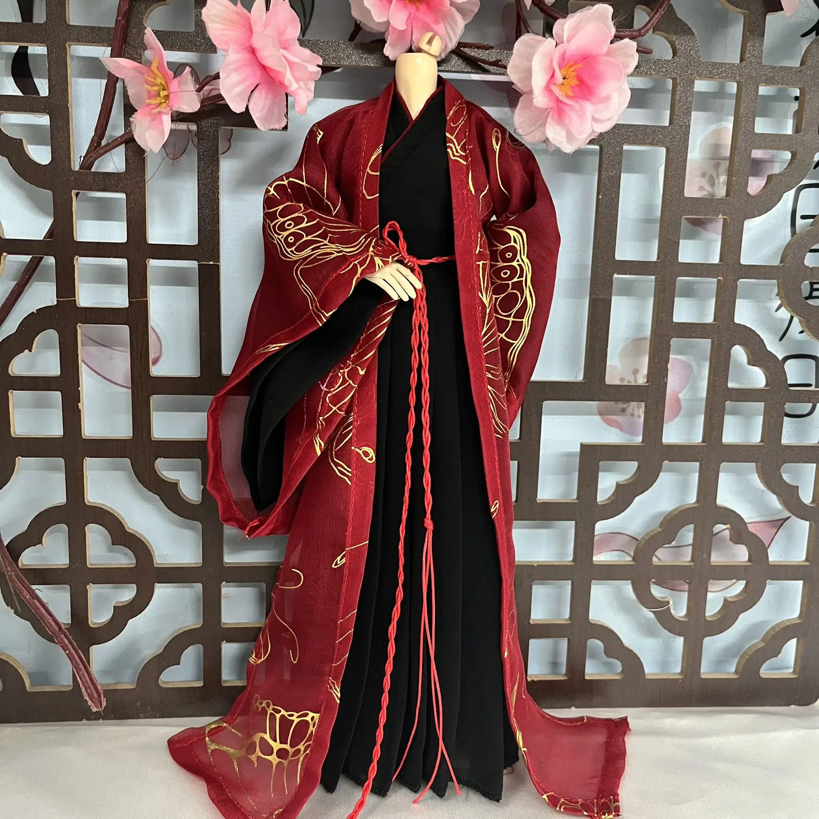 1/6 Ratio Men's Soldier Fashion Ancient Martial Arts Clothing Hanfu Set 30Cm Bjd Toy Doll Accessories Clothing Without Dolls