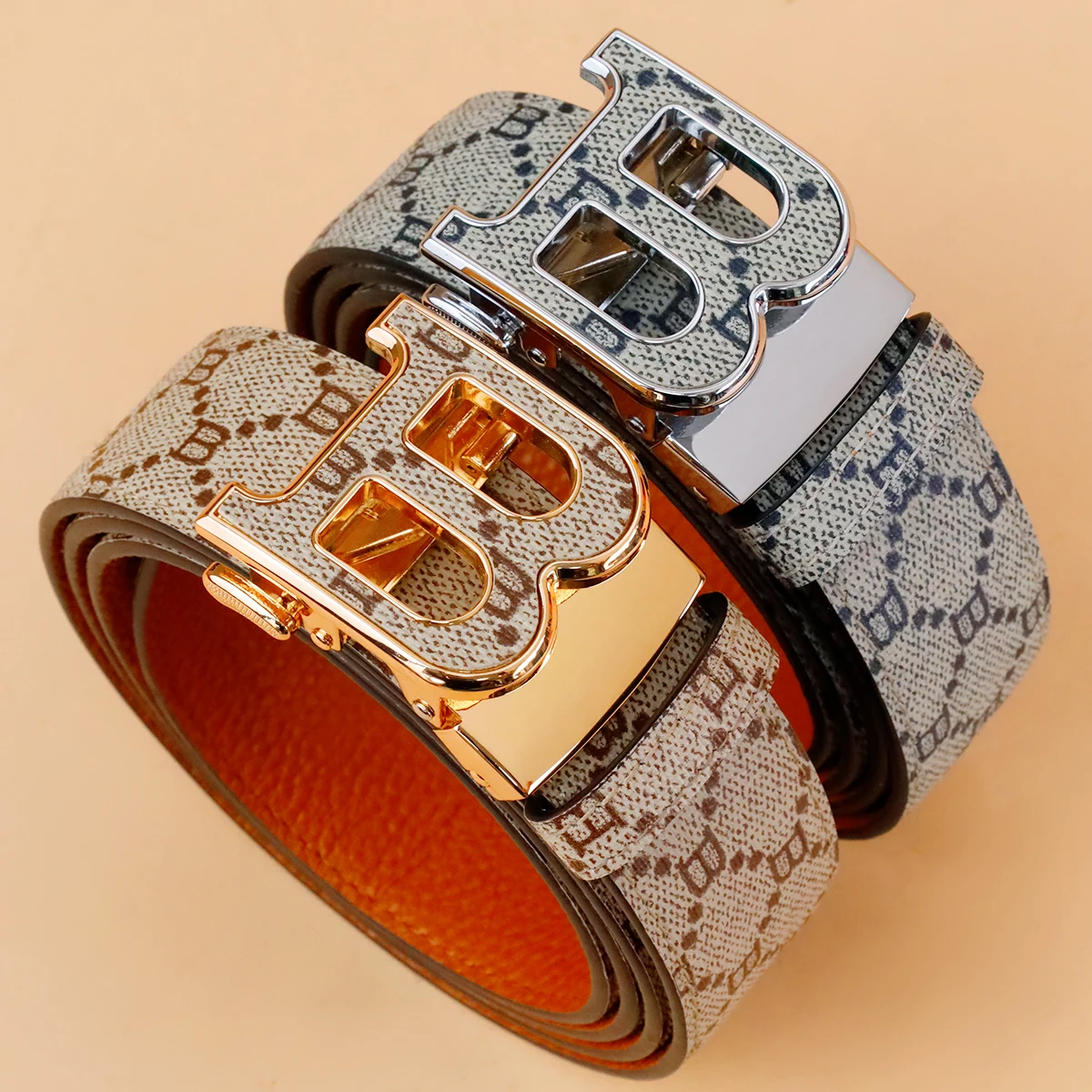 

Мужской ремень из искусственной кожи с тиснением, пряжка из сплава в деловом стиле, идеальный подарок для зрелых мужчин, всесезонная одежда