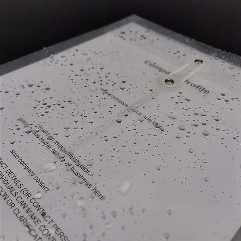 A34M-24er-Pack durchsichtige Kunststoffumschläge, Poly-Umschläge, erweiterbare Akten, Dokumentenordner mit Knopf- und Schnürverschluss A4
